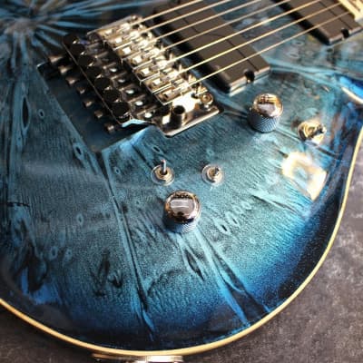 G-Life Guitars G-Phoenix Custom Ⅶ Stardust Blue Moon [7 string][Made in Japan][IKE011] image 3