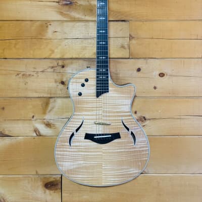 Taylor T5C1 Natural Quilt Acoustic Electric Guitar Blond T5 C1 w/ Hard Case image 2