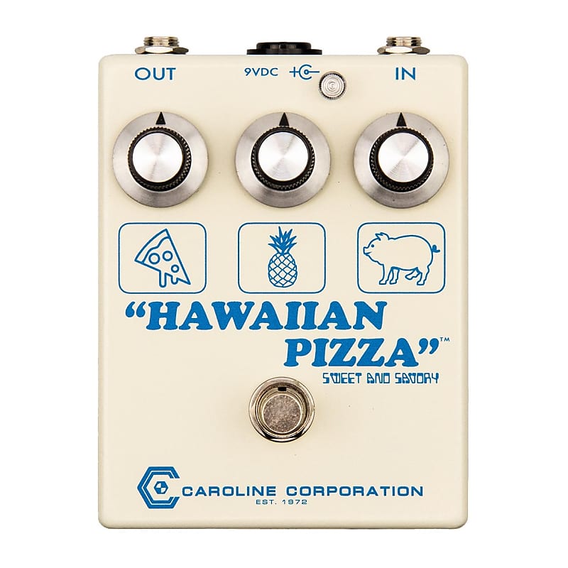 Caroline Guitar Company Hawaiian Pizza Fuzz Effects Pedal image 1