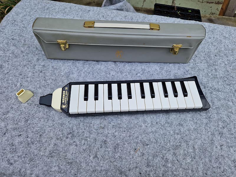 Hohner Melodica Piano 26 60s-70s - Grey Made in Germany image 1