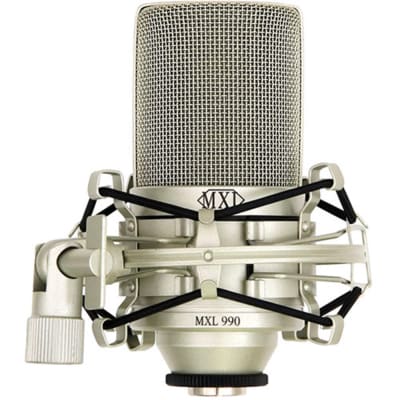 MXL 990 Large-Diaphragm Cardioid Condenser Microphone (Champagne) image 3