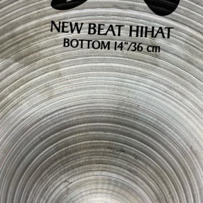 Zildjian 14" A Series New Beat Hi Hat Cymbals (Pair) 1982 - 2012 image 3