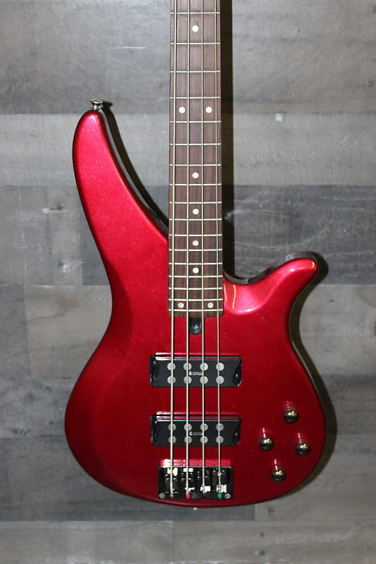 Yamaha RBX-374 2000 Cherry Red Bass With Hard Case Four String!