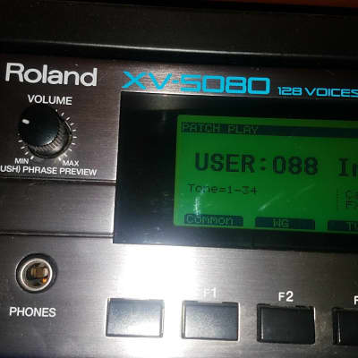 Roland XV-5080 128-Voice Synthesizer Module 2000 - 2004 - Black