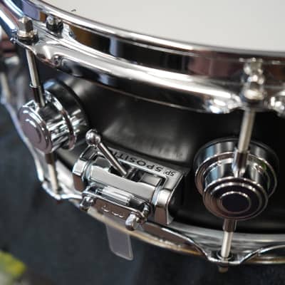 DW USA Collectors Series 5x14" Maple Snare Drum - Ebony Satin Oil Finish (2025) image 9