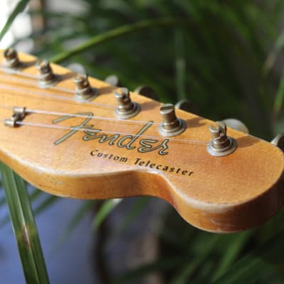 FENDER "Custom Shop 1960 Telecaster Custom Heavy Relic,Aged Inca Silver" HARDCASE, PAPERS image 3