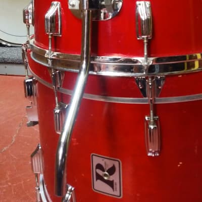 Rogers Early 1980s California Wine Lacquer Finish XP-8 High Quality 4 Piece Drum Set - Sounds Great! image 5