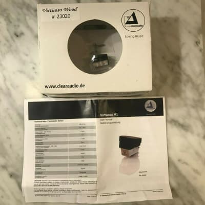 CLEARAUDIO VIRTUOSO V1 EBONY CARTRIDGE AND NEW STYLUS , | eBay