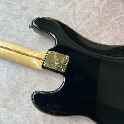 Fender Precision Bass Elite I Maple Fretboard Gold Hardware 1983 - Black image 18