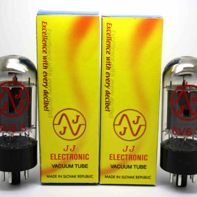 JJ Electronic 6V6S Power Tube Apex Matched Pair | Reverb