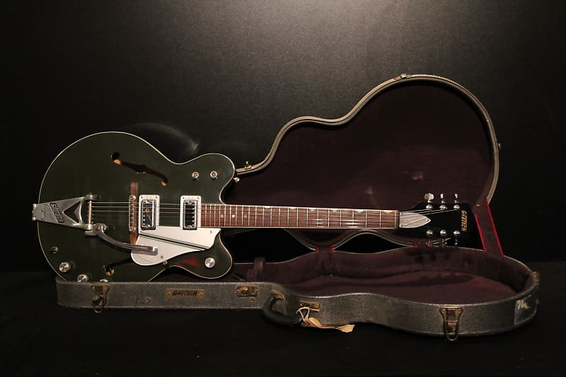 1967 Gretsch Rally 6104 in rally green with original case