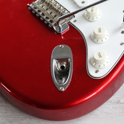 2007 Fender Japan ST-STD Stratocaster Standard (Candy Apple Red) image 3