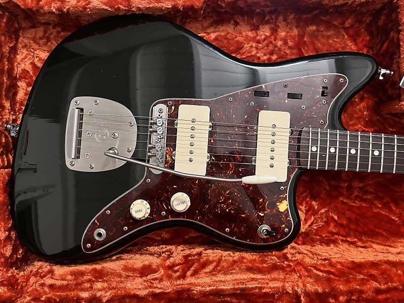 Fender Jazzmaster 2010 Black with Hard Shell Case Reverb