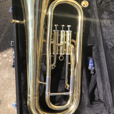 F Schmidt F3VL Euphonium Band Marching Instrument Tuba w