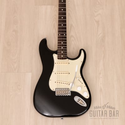 1983 ESP 400 Series ST465 Vintage S-Style Guitar Black, One-Owner w/ Case, Japan image 2