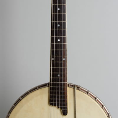 Gibson  Style GB Guitar Banjo (1922), ser. #11577 (FON), black tolex hard shell case. image 8