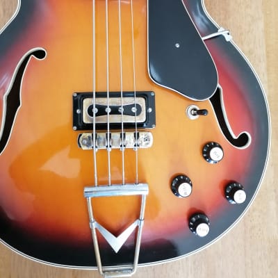 RARE 1965 Crucianelli 335 Elite Bass Made in ITALY Vintage @ fender hoyer Gibson Coronado veritine rivoli eb Hofner vox cougar 5001 Viking Hagström image 19