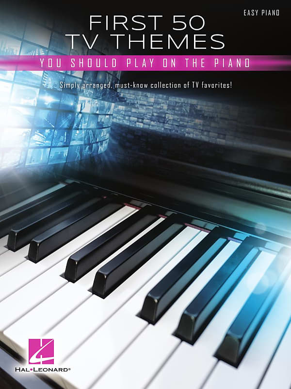 First 50 TV Themes You Should Play on the Piano - Easy Piano Book image 1