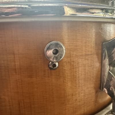 Premier 1962 Royal Ace 5.5”-14” Birch Snare Drum with Modern-Vintage Aquarian heads, WITH CASE image 6
