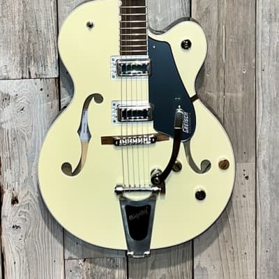 Gretsch G5420T Electromatic Classic Hollowbody Single-cut Electric Guitar with Bigsby - Two-tone Vintage White/London Grey image 2