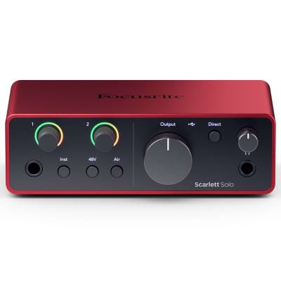 Focusrite Scarlett Solo USB Audio Interface (Gen 3) blowout