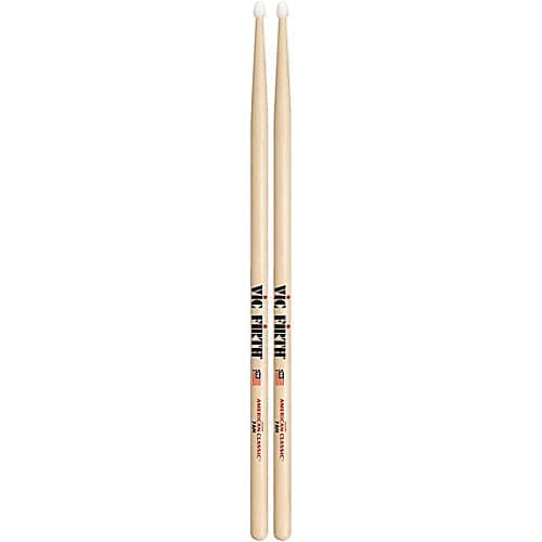 Vic Firth American Classic 7A Drumsticks, Hickory, Wood Tip image 1