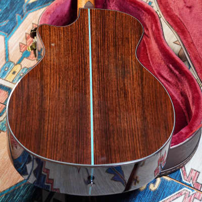 Hsienmo Autumn Bear Claws Sitka Spruce + Wild Indian Rosewood Full Solid Acoustic Guitar image 22