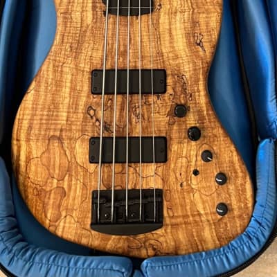 2015 Muckelroy Muck J5 Fretless Bass Natural Custom USA 5 String w/ RBX Gig Bag (9lbs) image 15