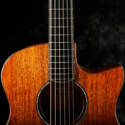 Avian Songbird 2A Natural All-solid Handcrafted African Mahogany Acoustic Guitar imagen 3