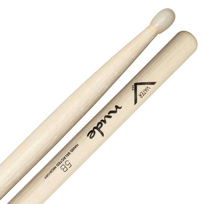 Vater Percussion VHN5BN Nude Series 5B Nylon Tip Drumsticks | Reverb