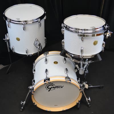 Gretsch 16/12/14" USA Custom Drum Set - Unique 3D Moire image 2