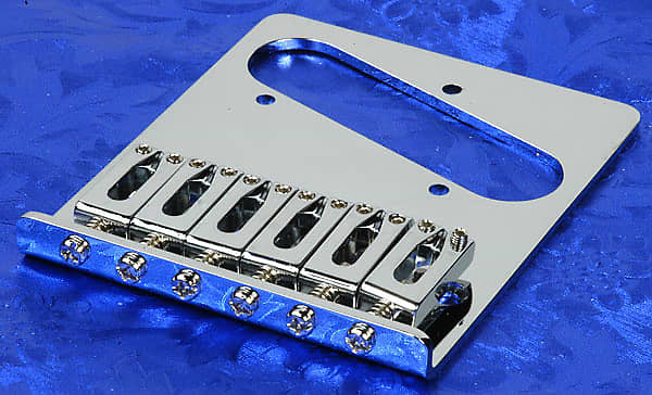 Fender Mexico Standard Series 6 Saddle Telecaster Bridge, 0053354000 image 1