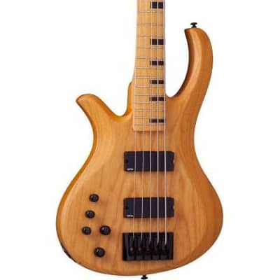 Schecter Riot Session-5 LH Bass Guitar in Aged Natural Satin, 2857 image 12
