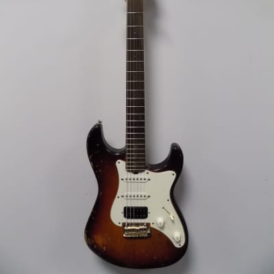Friedman Vintage - S (Dave Freedman & GroverJackson) Stratocaster Electric Guitar w/ Hardcase - Burs image 2