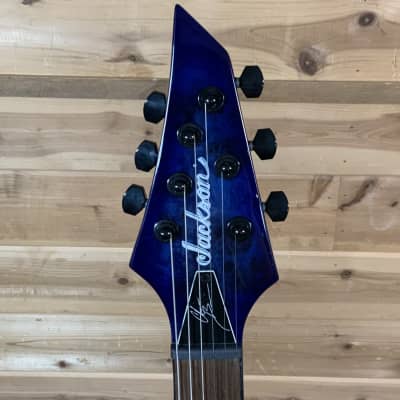 Jackson Pro Series Signature Chris Broderick Soloist 6 Electric Guitar - Transparent Blue image 3