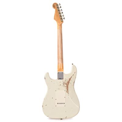 Fender Custom Shop Limited Edition 1964 L-Series Stratocaster Heavy Relic Aged Olympic White (Serial #L11424) image 5