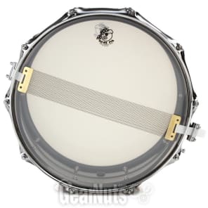 Pork Pie Percussion Big Black Brass 6.5 x 14-inch Snare Drum - Black Nickel image 3