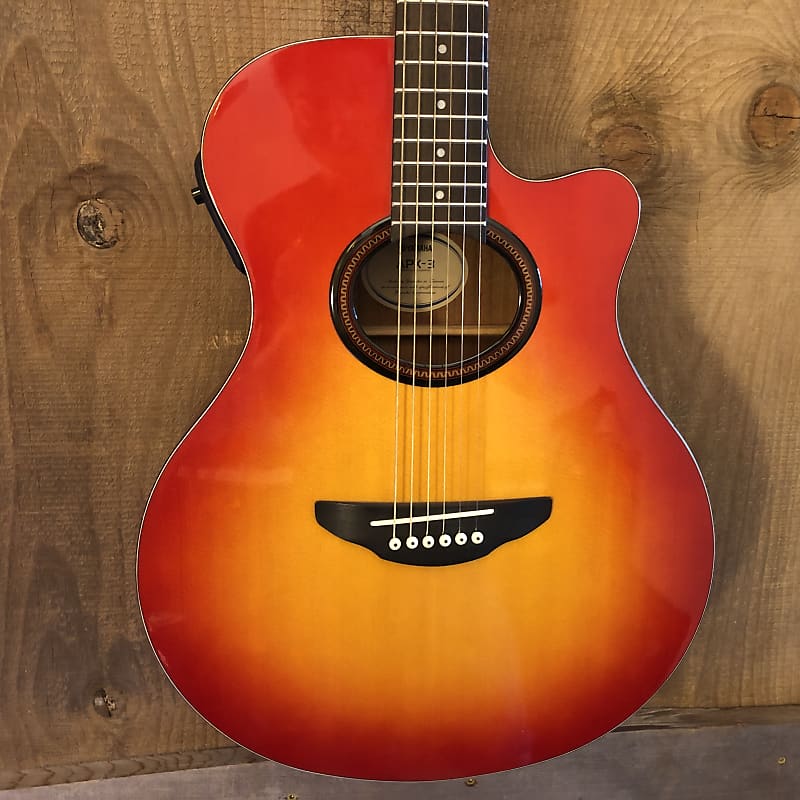 Yamaha APX-3 Thinline Acoustic Electric Guitar Cherry