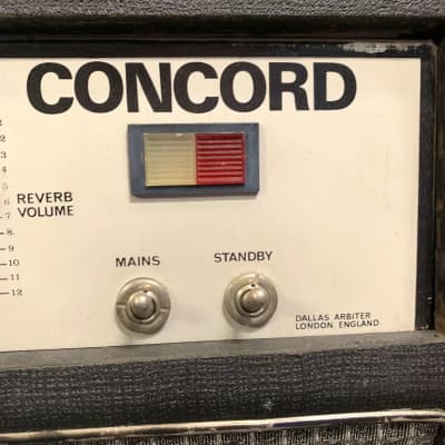 Sound City Concord 2-Channel 40-Watt 2x12" Guitar Combo 1970 - 1975 Black image 4