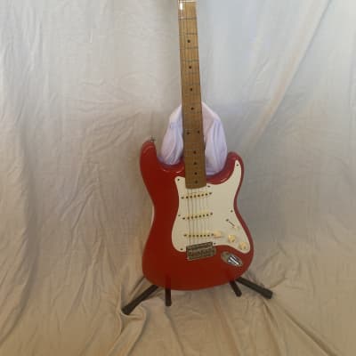 Fender FSR Special Edition Classic Series '50s Stratocaster 2015 - 2016 - Rangoon Red for sale