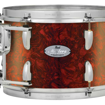 Pearl Music City Custom 20"x14" Masters Maple Reserve Series Gong Bass Drum BURNT ORANGE ABALONE MRV2014G/C419 image 1