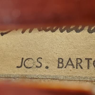 Good German violin from Markneukirchen, Jos. Bartoni Stradivarius Copy 1945-53 image 10