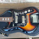 Vintage 1960's Teisco ET-220 Electric Guitar Project w/ Case! Japan, Spectrum Pickups!