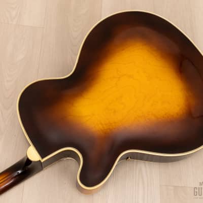 1955 Epiphone Zephyr Deluxe Regent Vintage Archtop Sunburst, Collector-Grade w/ Case image 17