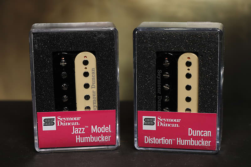 Seymour Duncan Distortion SH-6 Bridge SH-2 Jazz Neck Pickup Set Reverse  Zebra