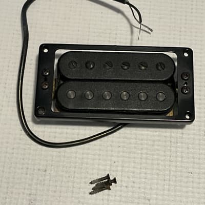 1982 Kramer Schaller Made in Germany Black Neck Humbucker Guitar Pickup w/ Ring 8.16k image 1