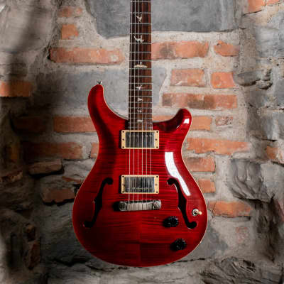 PRS Paul Reed Smith Hollowbody II 20th Anniversary Bird Inlays Fire Red Burst (Cod.1112) 2005 for sale