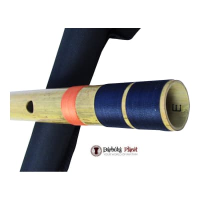 Zaza Percussion- Professional Scale F Base Sharp 27'' Bansuri Flute (Indian Flute) W/Carry Bag image 4