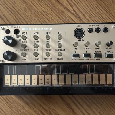 Korg Volca Keys Analog Loop Synthesizer 2013 - Present - Gold/Black image 3