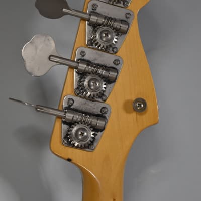 Circa 1991 Fender MIJ Fujigen Factory Jazz Bass Black Finish Left-Handed Electric Bass image 16